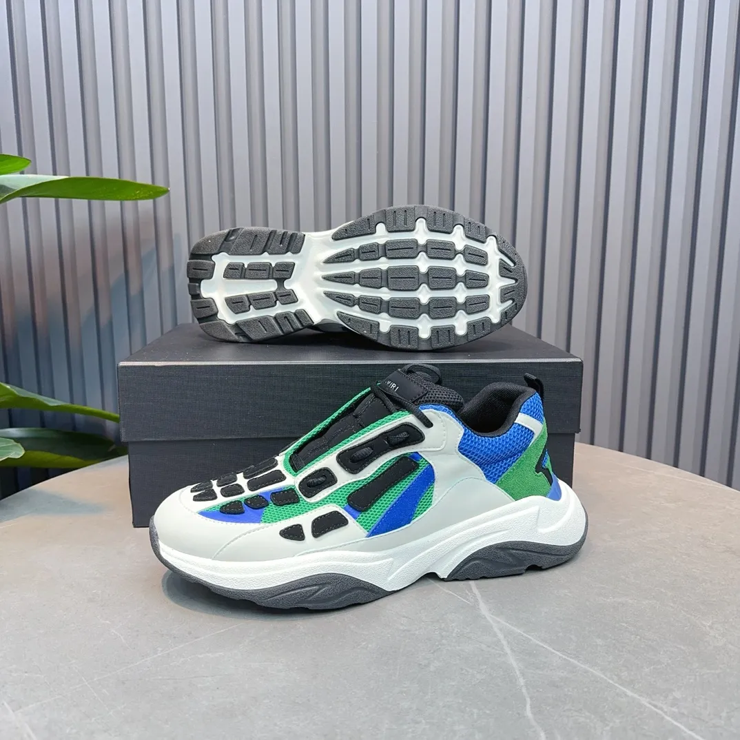 Men's shoes 💰740💰 AMIRI AMIRI fashion brand hot sale 🔥 Available all year round ✅ Official website synchronization Imported fabrics 1⃣️ vs 1⃣️ replica, original factory special original sole, 38-45 (38.45. Non-refundable)